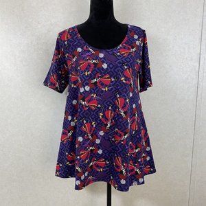 Lularoe Disney Captain Hook Perfect T Villains Top Size S Peter Pan